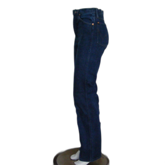 Vintage WRANGLER Jeans, 28, Dark Wash, Straight Leg, Made in USA, 100% Cotton - Picture 7 of 11